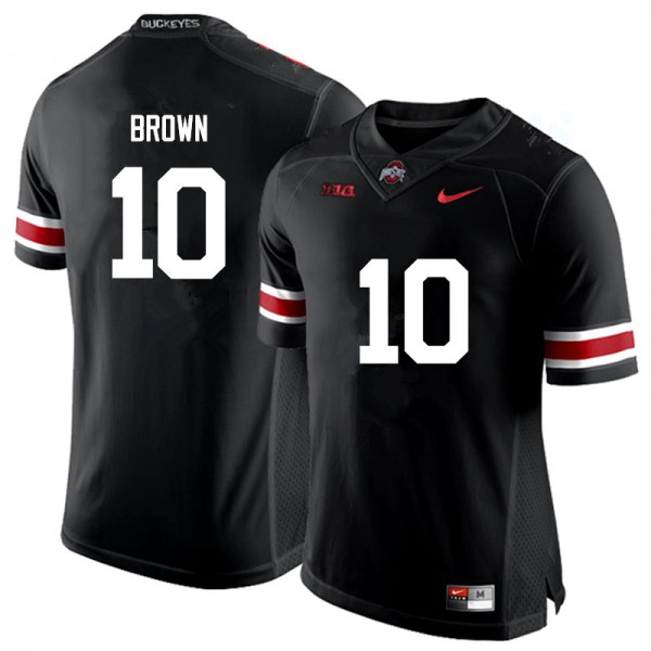 Ohio State Buckeyes #10 Corey Brown Men Stitch Jersey Black